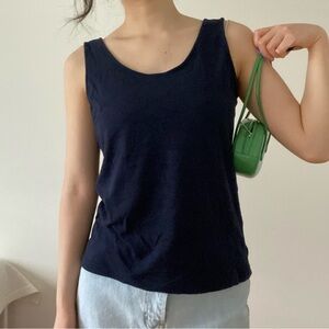 Vintage Ann Taylor navy tank top